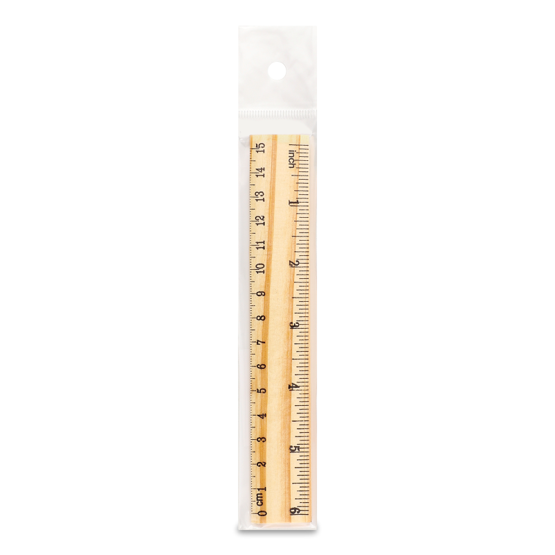 Лінійка дерево 15см KYYW119