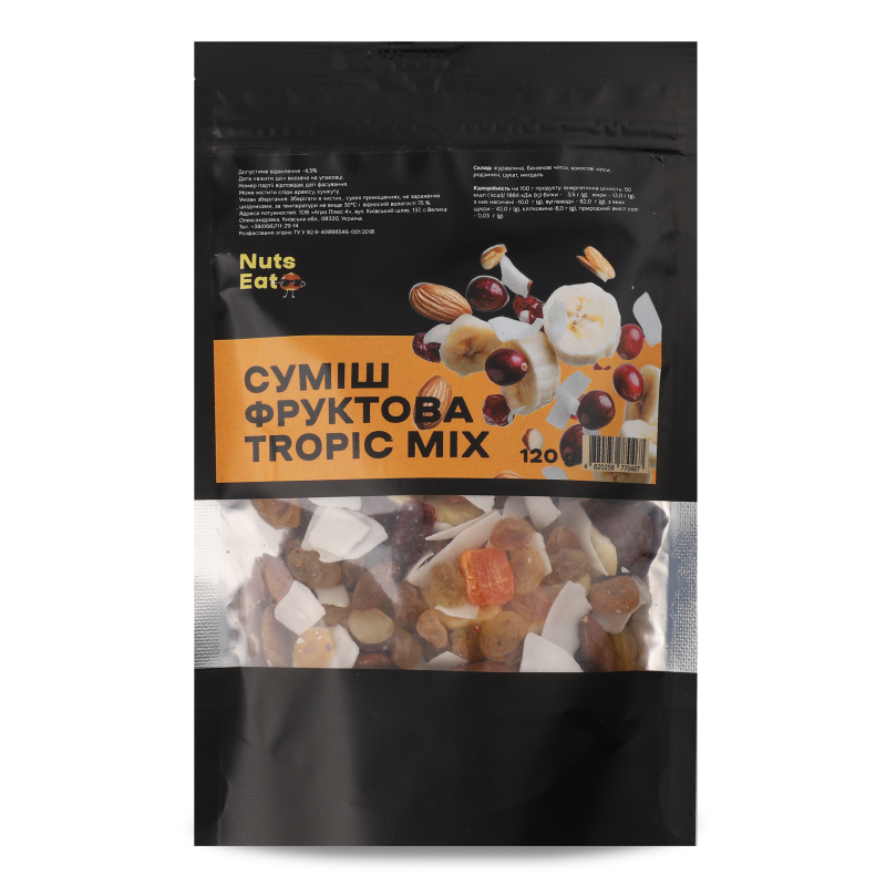 Суміш Тропік мікс 120г д/п Nuts Eat