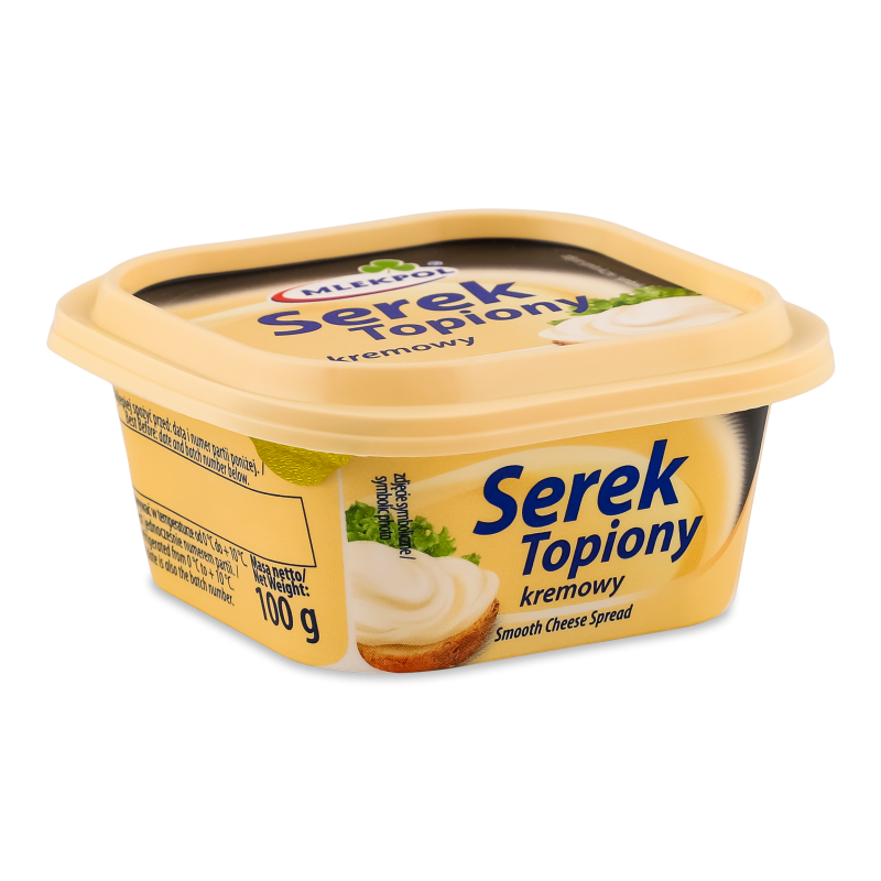 Сир плавлений вершковий 27% 100г Mlekpol