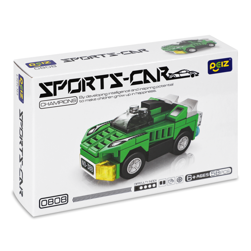 Конструктор Машини 55-62елементів в асортименті 0807-0810