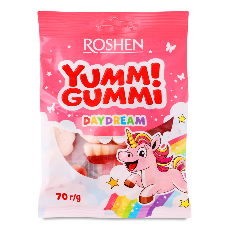 Цукерки желейні Yummi Gummi Daydream 70г Roshen
