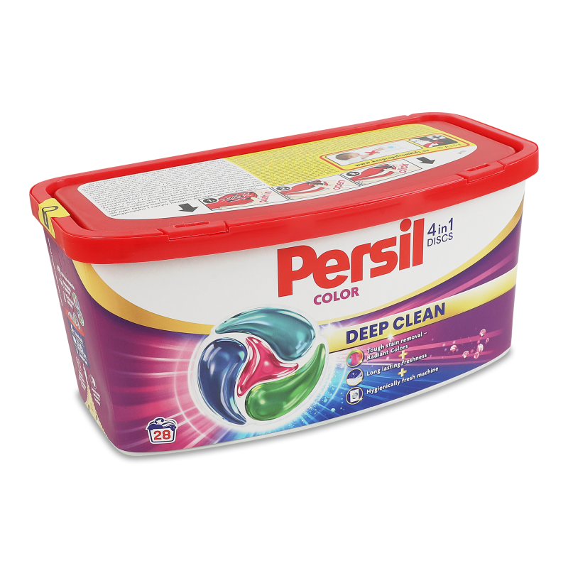 Засіб д/прання 4в1 Диск Deep Clean Color 28*16,5г Persil