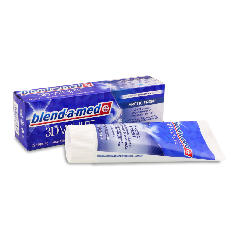 Паста зубна 3Д Вайт Арктична свіжість 75мл Бленд-а-мед
