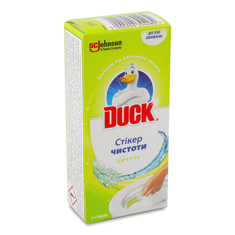 Смужка чистоти д/унітазу Цитрус 3шт Duck