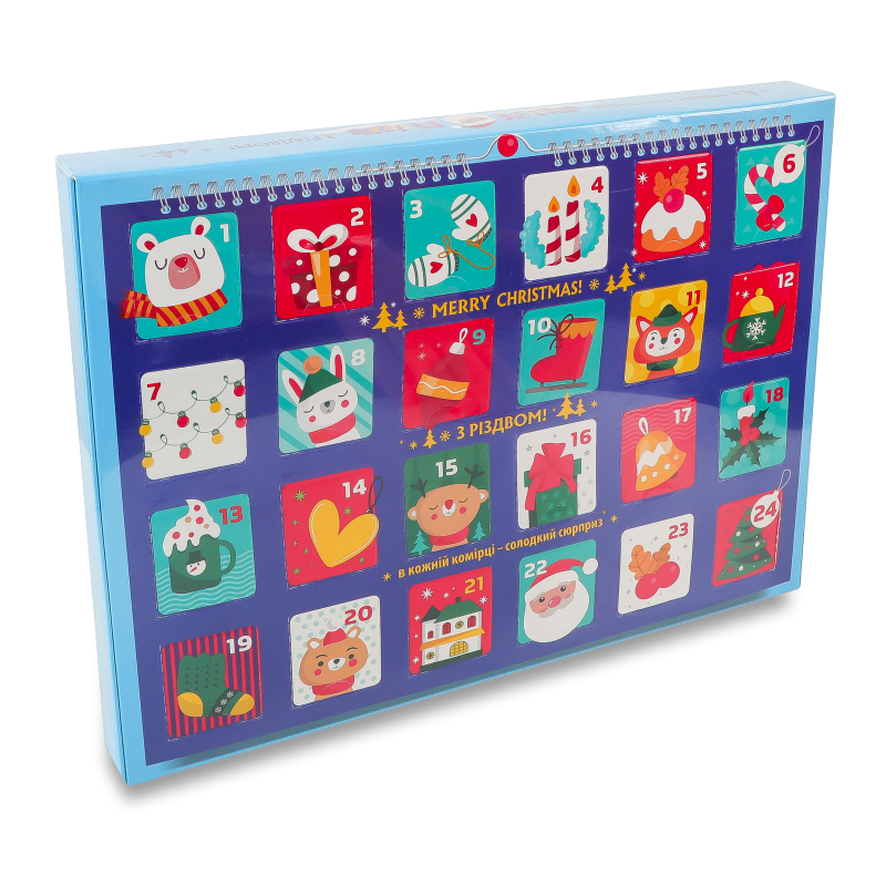 Набір кондитерський Різдвяний календар від Конті 251г Konti