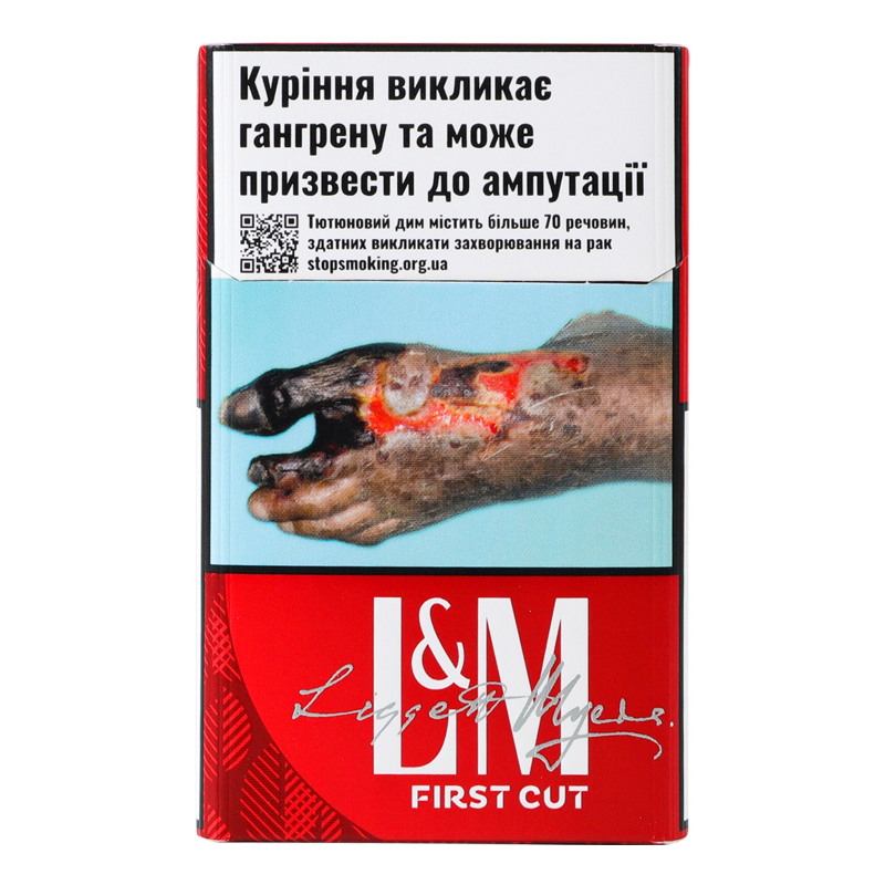 Сигареты с фильтром L&M First Cut Red 20шт L&M(4823003216096): купить в ...