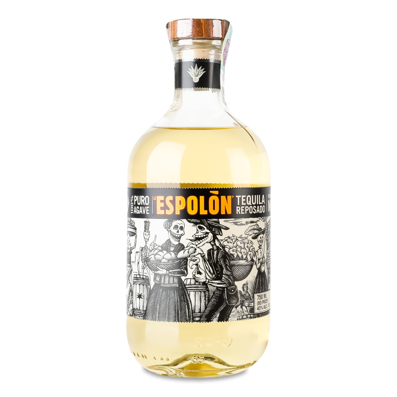 Текіла Блакитна агава Reposado 40% 0,75л Espolon