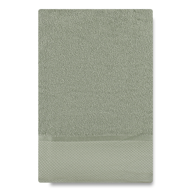 Рушник оливковий махровий 100*150см 360г/м2 Aisha