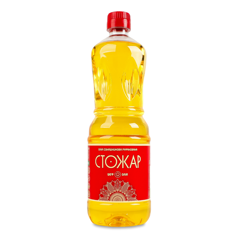 Олія соняшникова рафінована 0,85л Стожар