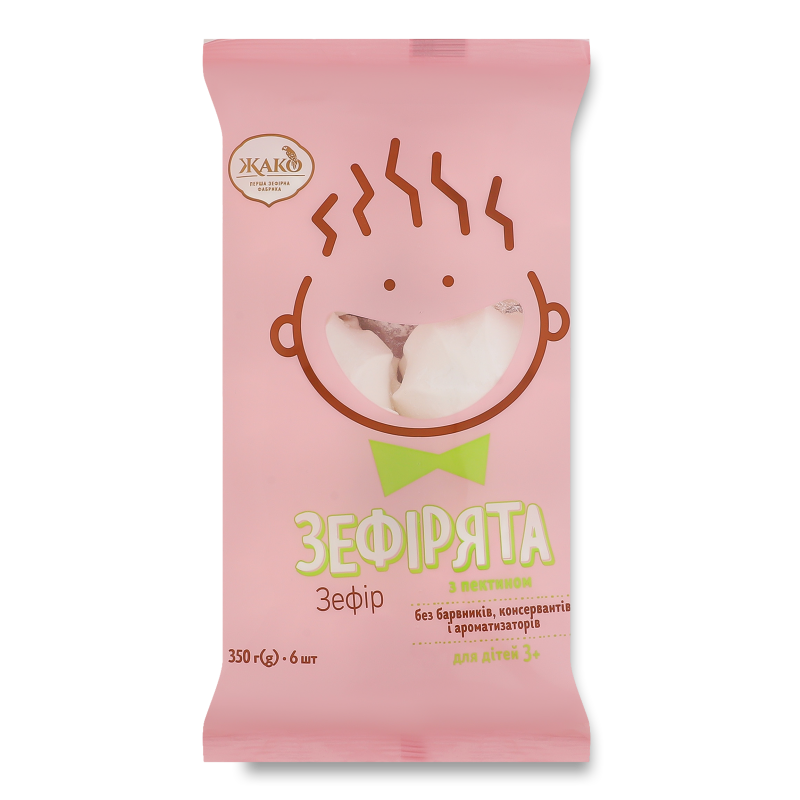 Зефір Зефiрята з пектином 350г Жако