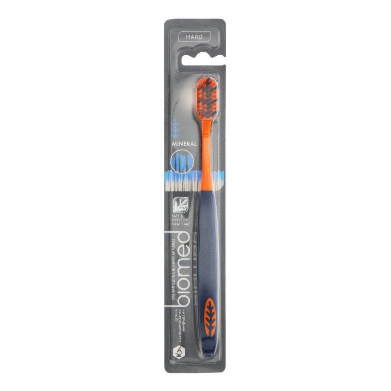 Щетка зубная жесткая Mineral Biomed 1шт Biomed(7640168931919): купить в ...