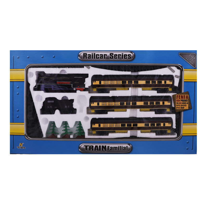 さま専用ページ40こ Игрушка для детей от 3лет №1601A-3B Пассажирский паровоз Fenfa 1шт