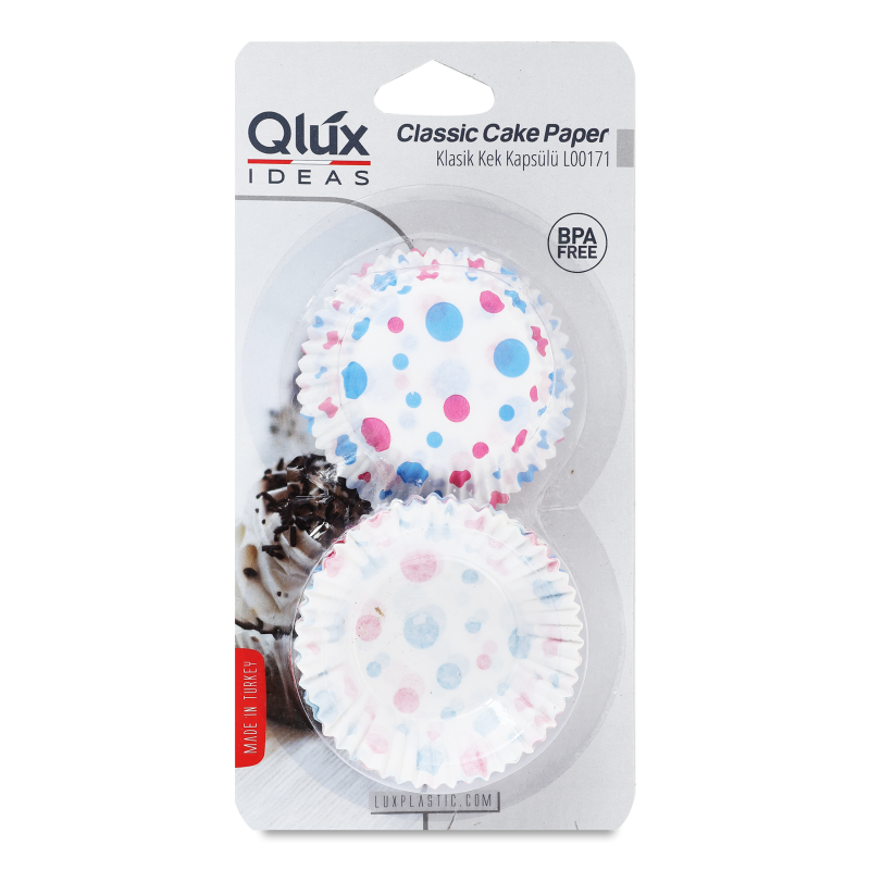 Форма д/випічки кексів паперова 80шт артL-00171 Кьюлакс