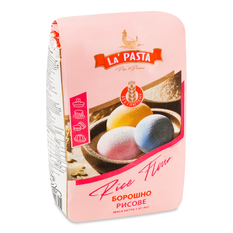 Борошно рисове 1кг La’Pasta Per Primi
