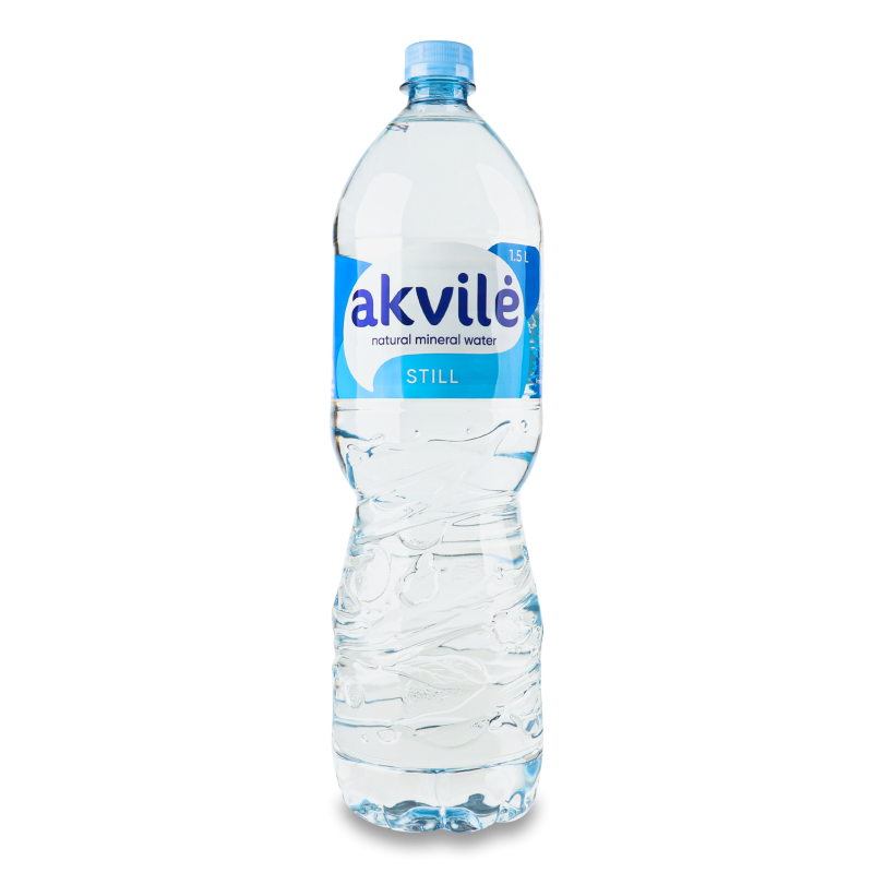 Вода мінеральна негазована 1,5л пет Akvile