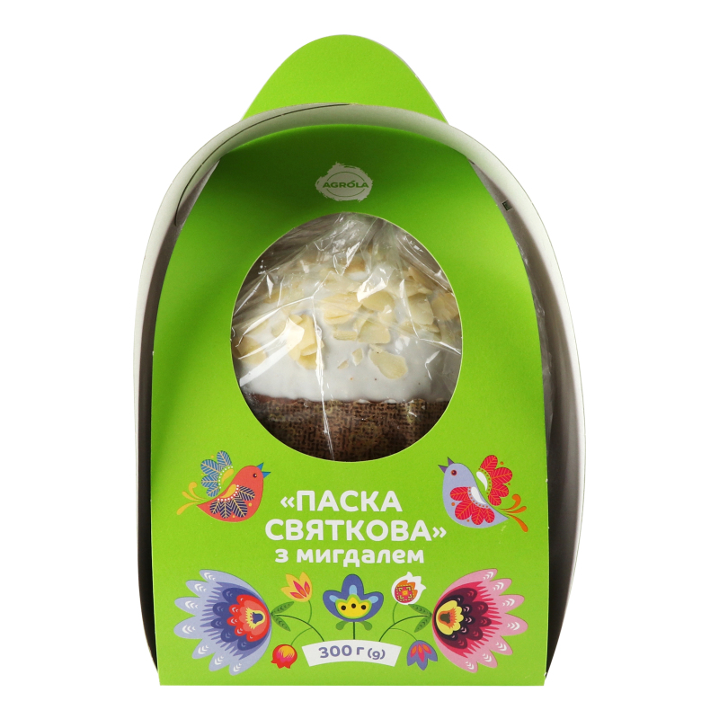 Кекс з мигдалем Паска Святкова Agrola к/у