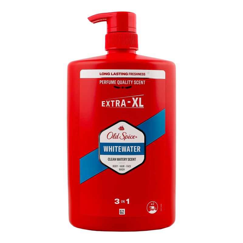 大-Oパック 1L 赤 Гель для душа и шампунь 3в1 Whitewater Extra-XL Old Spice 1л Old
