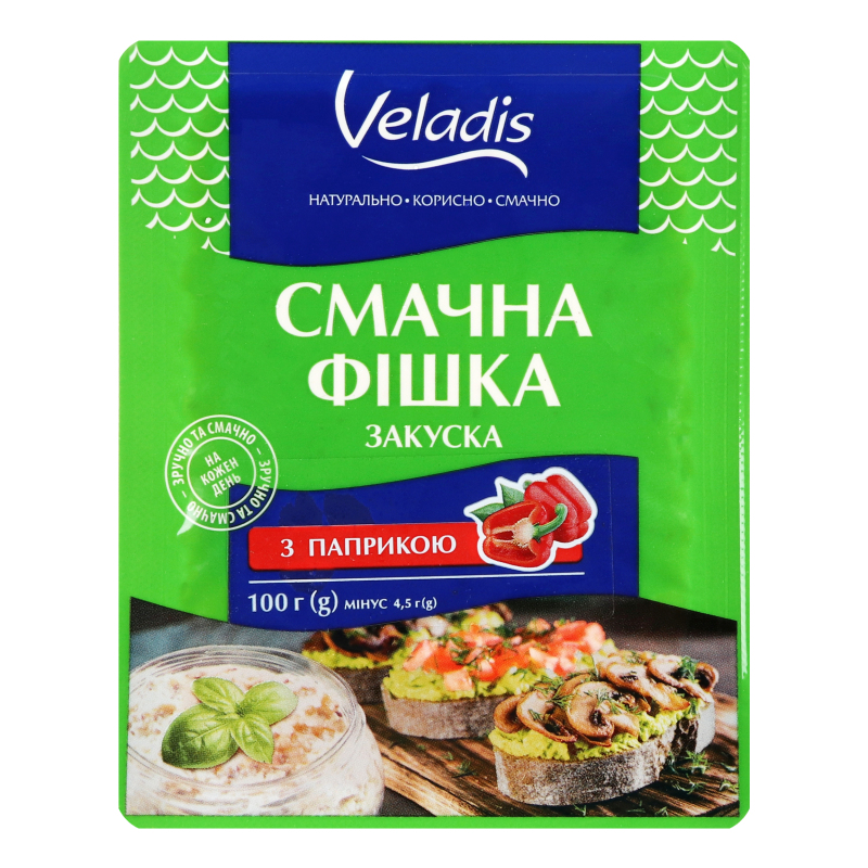 Закуска з паприкою Смачна фішка Veladis лоток