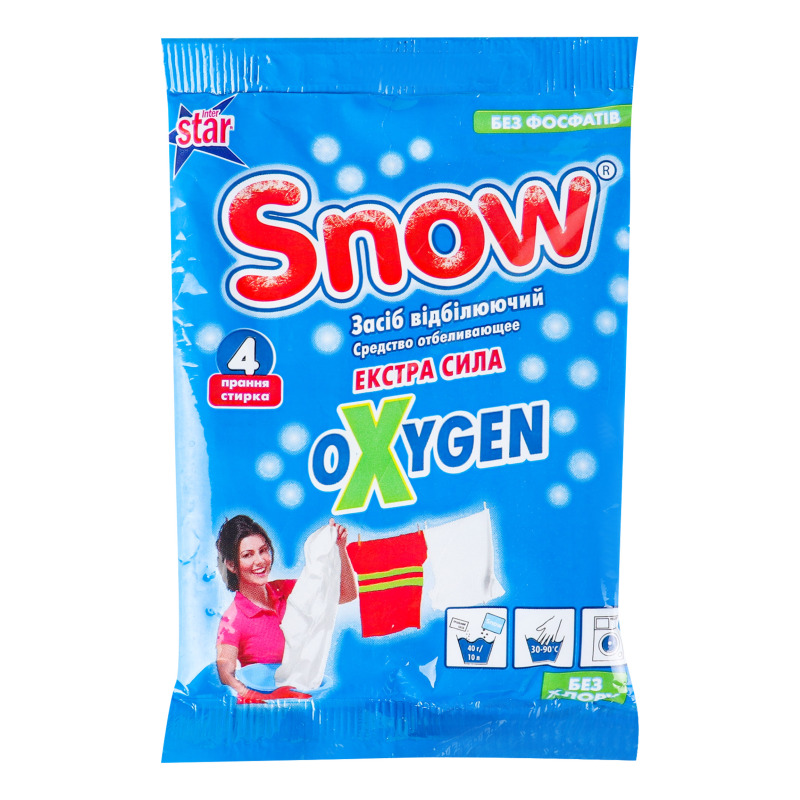 Средство для отбеливания Oxygen Snow 160г Snow(4820074490158): купить в ...