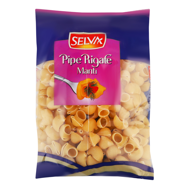 Вироби макаронні з твердих сортів пшениці Pipe Rigate Selva м/у