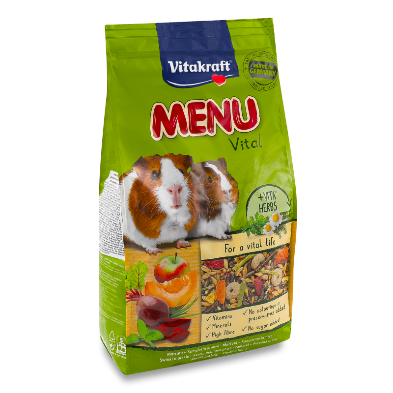 Корм д/морських свинок Меню 1кг Вітакрафт