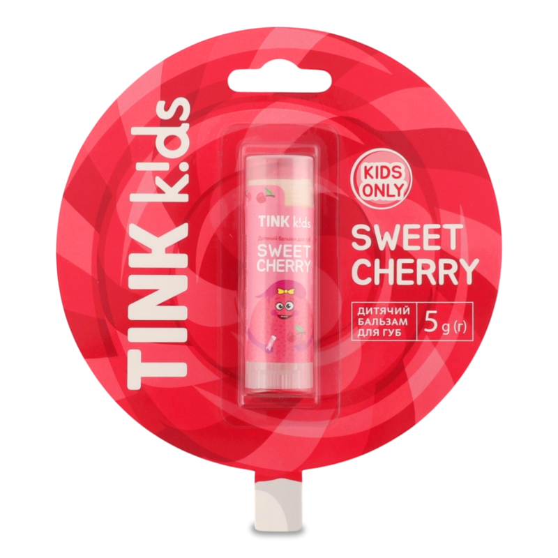 Бальзам д/губ дитячий Sweet Сherry 5г Tink k!ds