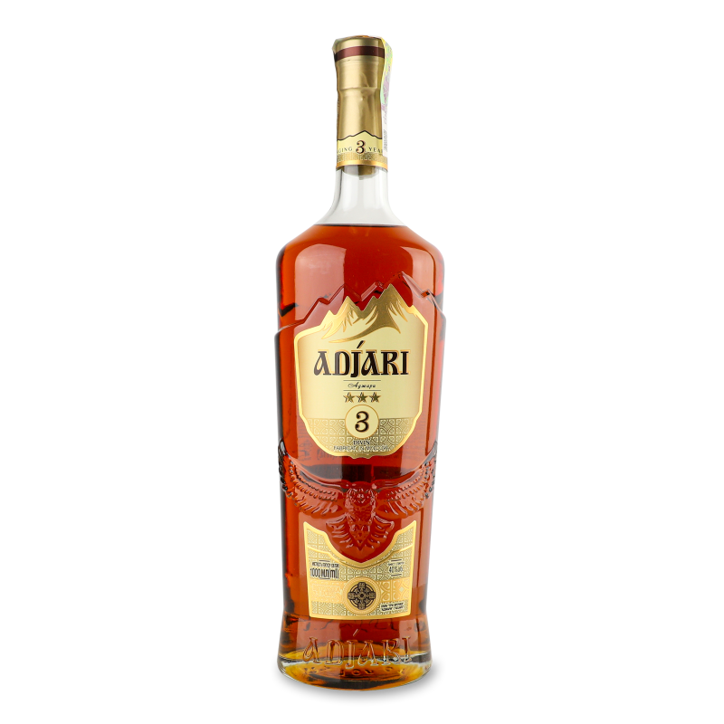 Коньяк *** 40% 1л Аджарі - Велмарт - мережа супермаркетів