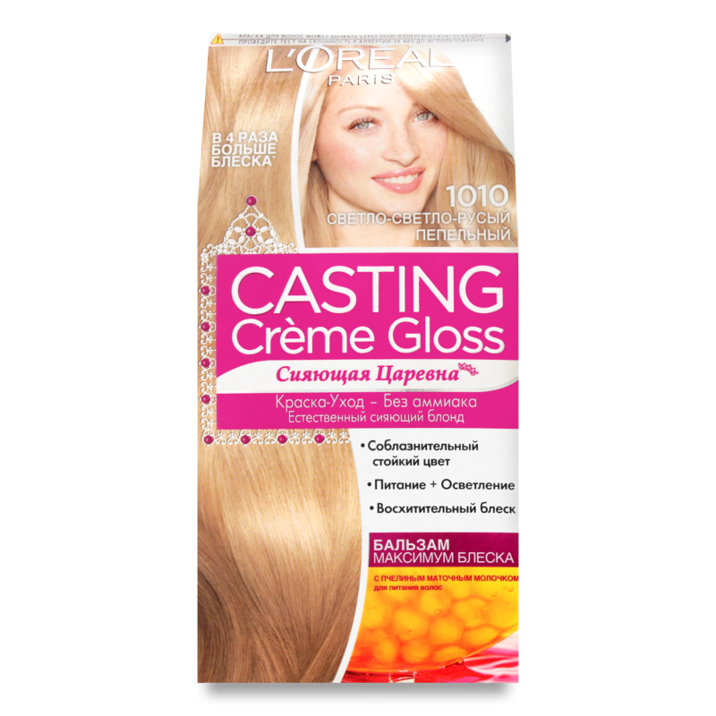 Фарба д/волосся Casting creme gloss 1010світло-світло русявий попелястий L’Oreal