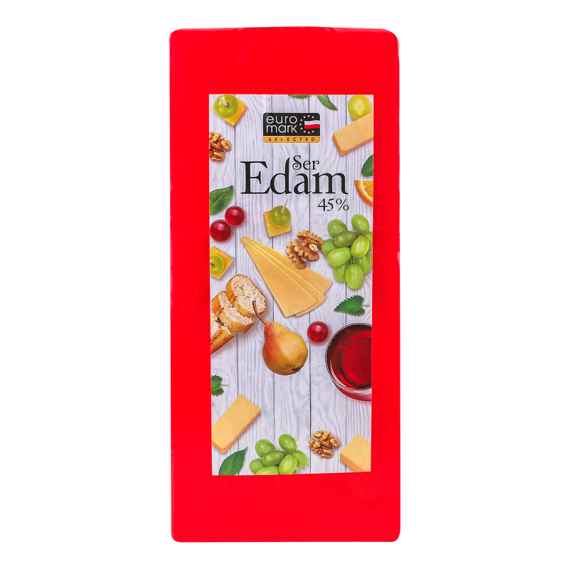 Сир 45% Едам Euromark кг
