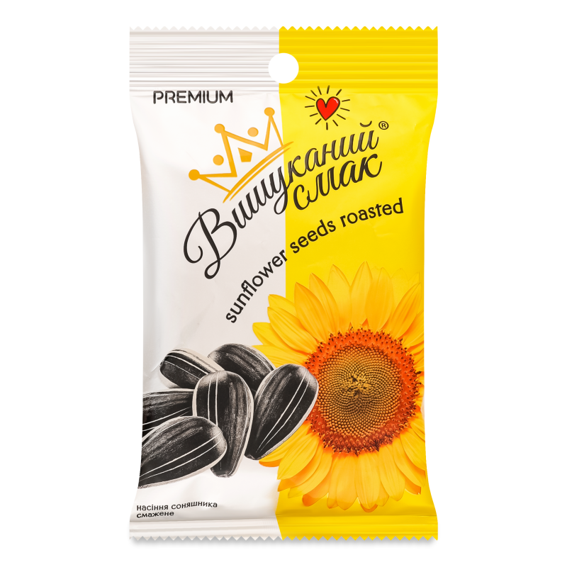 Насіння соняшника Преміум смажене 90г Вишуканий смак