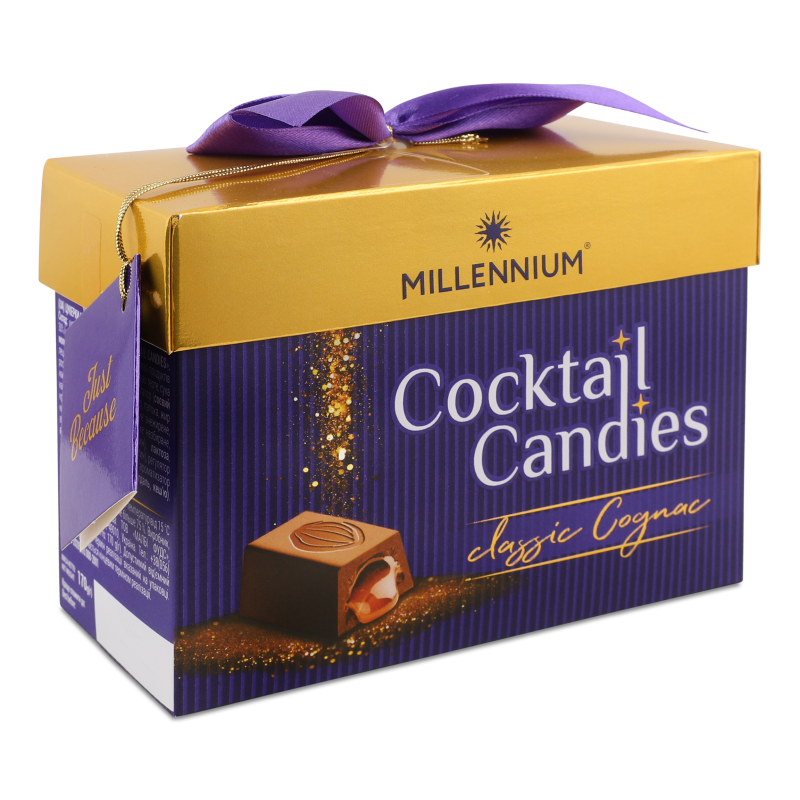 Цукерки Cocktail Candies Classic Cognac 170г Millennium