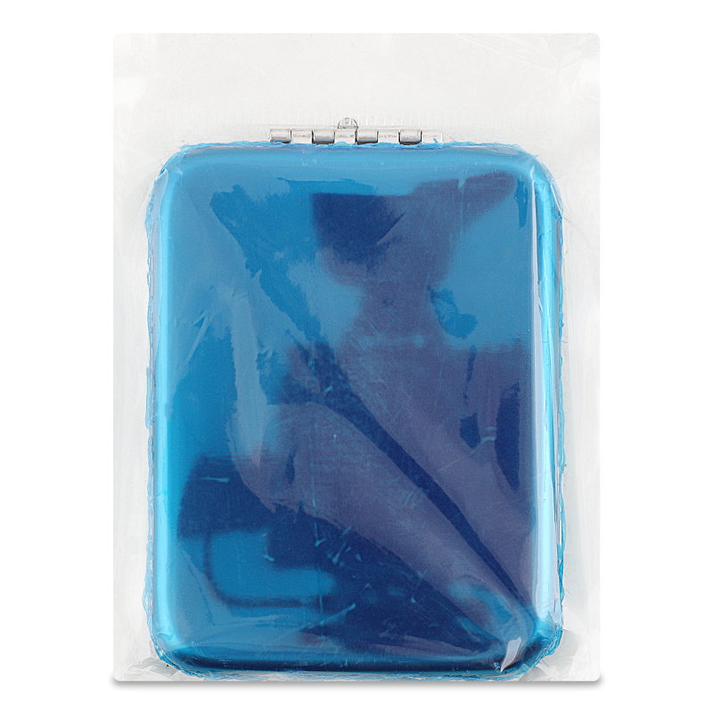 Дзеркальце кишенькове метал 8*6см