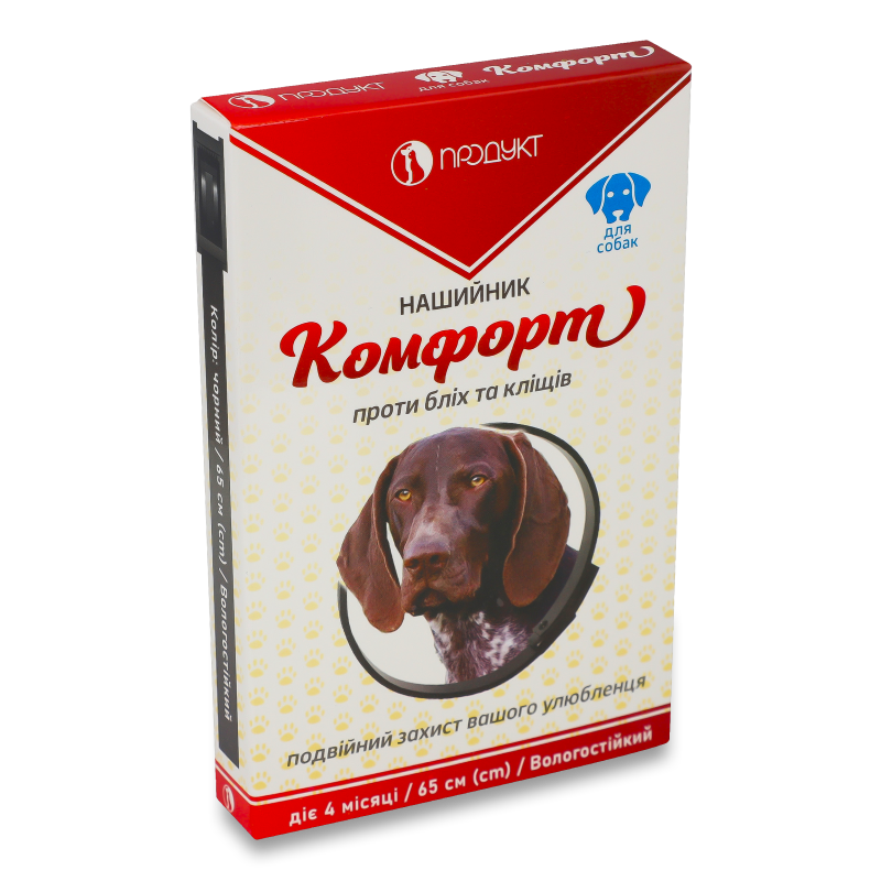 Нашийник проти бліх та кліщів д/собак Комфорт 65см Продукт