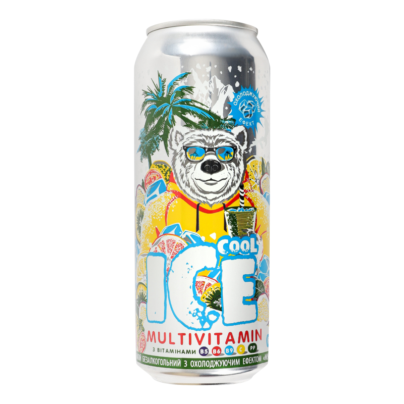 Напиток Ice Cool мультивитамин охлаж эффект б/а жб(14820137825238 ...