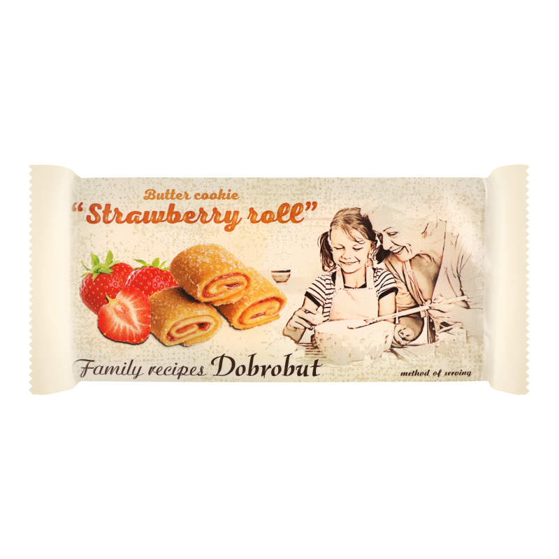 Печиво здобне Strawberry roll Family recipes Dobrobut м/у