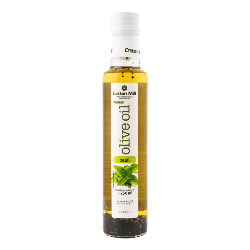 Приправа на основі оливкової олії Basil Extra Virgin Cretan Mill с/пл