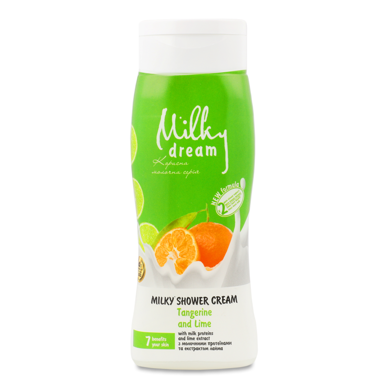 Крем-гель д/душу Танжерин та лайм 300мл Мілкі дрім