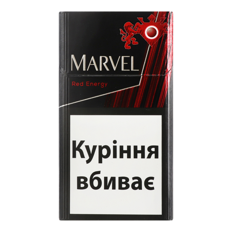 Сигареты с фильтром Marvel Red Energy 20шт Marvel(34820192107526