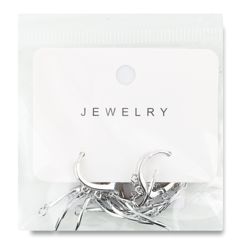 Сережки жовтий метал французький замок