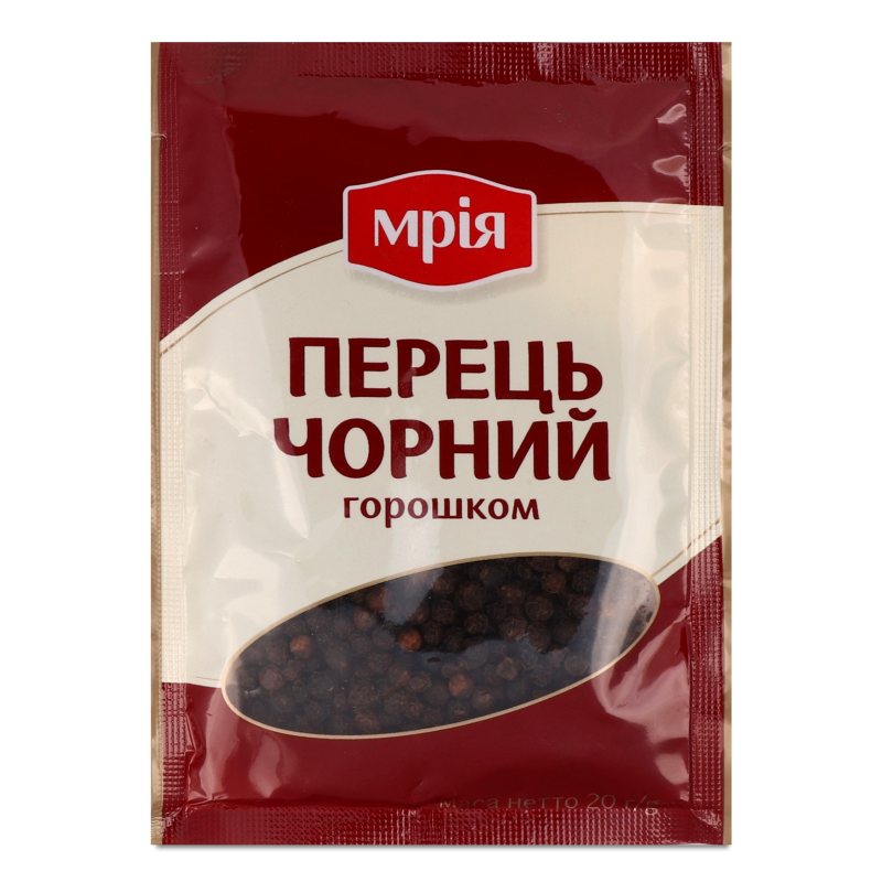 Перець чорний горошком 20г Мрія