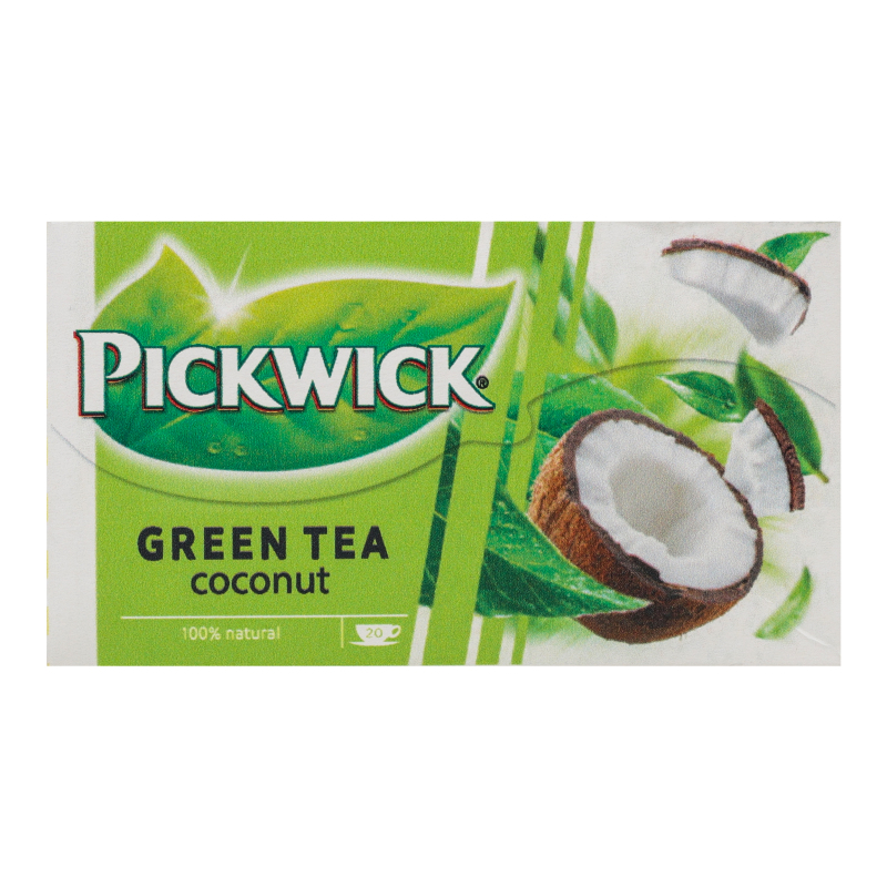 Чай зеленый ароматизированный Coconut Pickwick к/у 20х1.5г