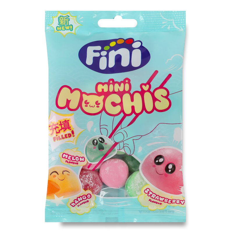 Цукерки желейні Mini mochis 90г м/у Fini