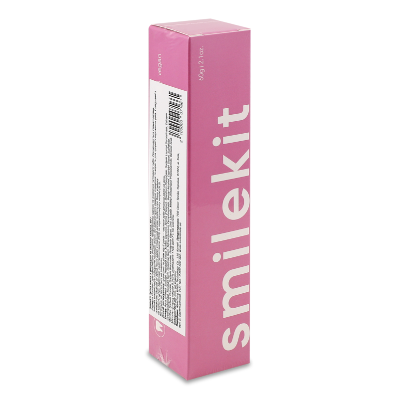 Паста зубна Fluoride+ з фторидом та смаком кавуна 60г SmileKit