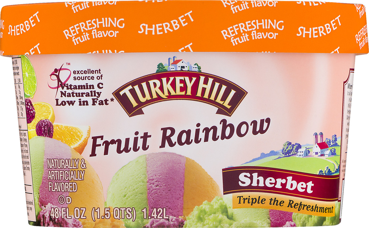 Turkey Hill Fruit Rainbow Sherbet Turkey Hill(20735620014) customers