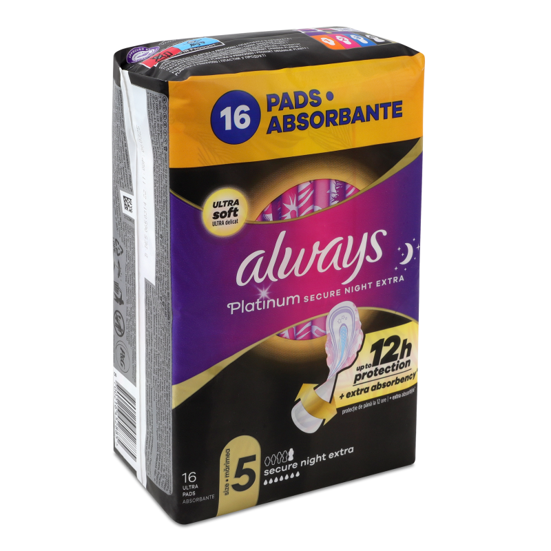 Прокладки гігієнічні Platinum Secure Night Extra 16шт Always