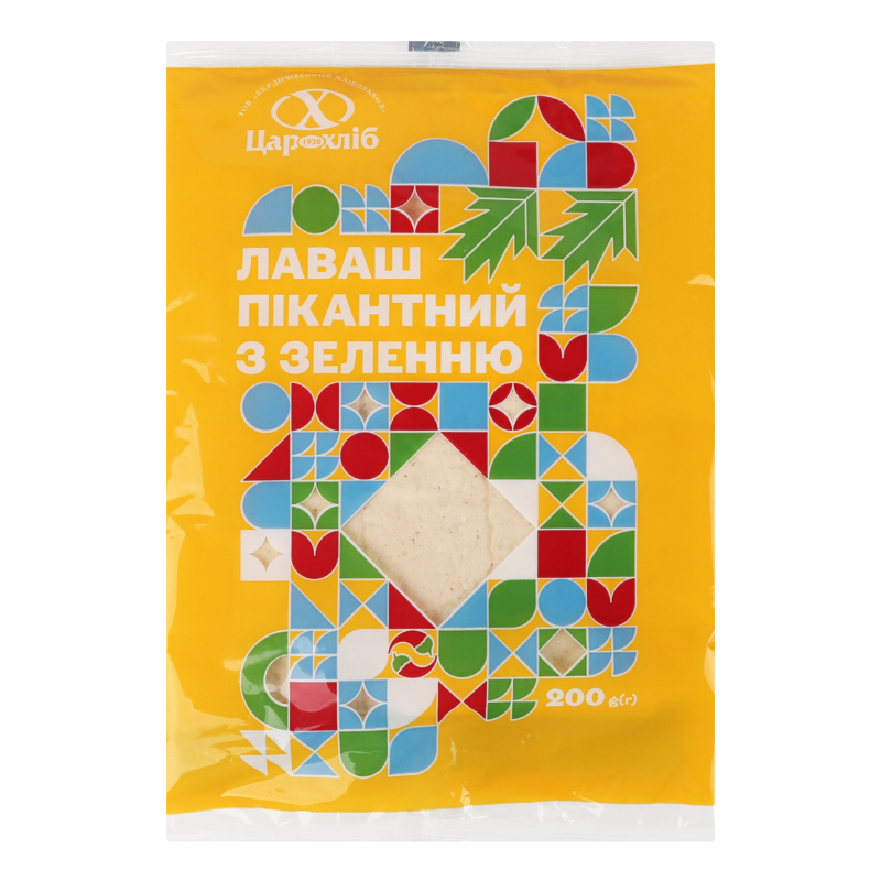 Лаваш Пікантний з зеленню Цар хліб м/у 2х