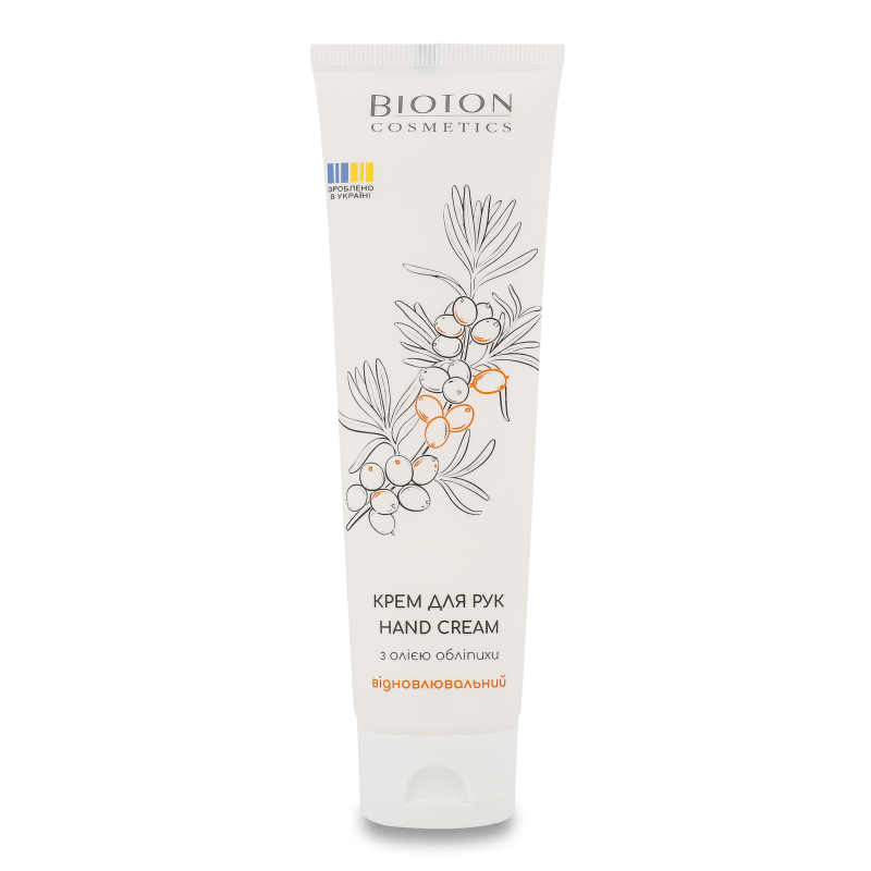 Крем д/рук Відновлюючий з олією обліпихи 100мл Біотон