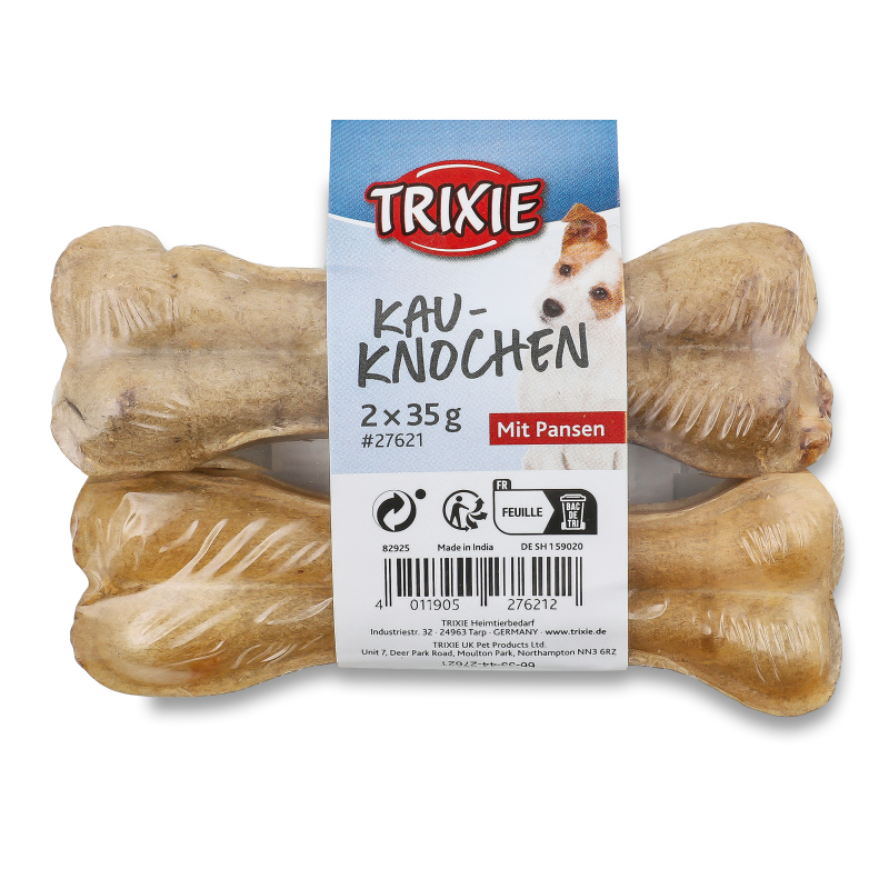 Ласощі д/собак Кісточка пресована з рубцем 2шт 35г Тріксі