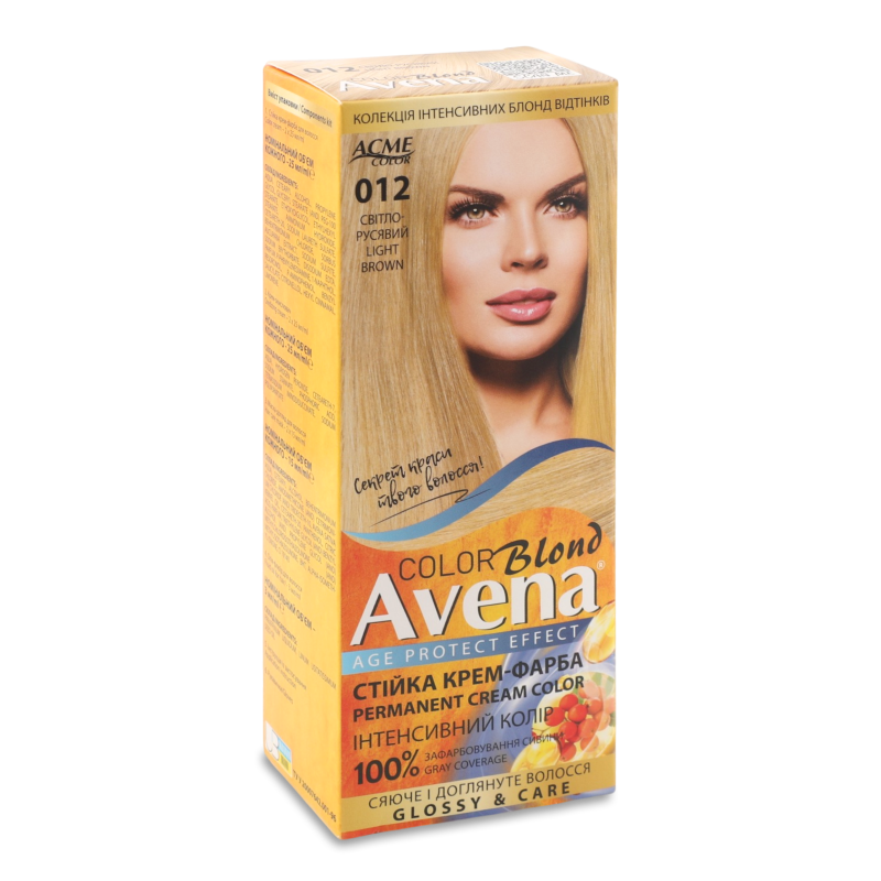 Крем-фарба д/волосся Color Blond 012 світло-русявий Avena
