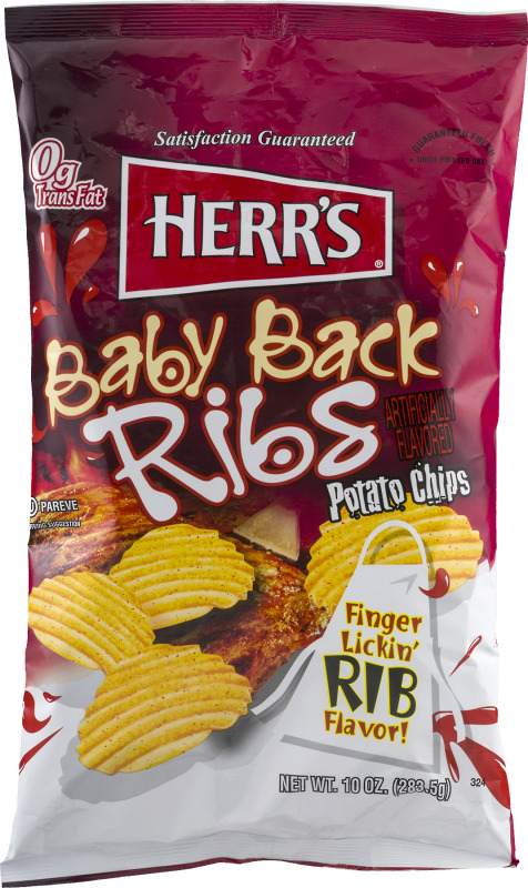 Herr's Baby Back Ribs Potato Chips Herr's(72600003248): customers ...